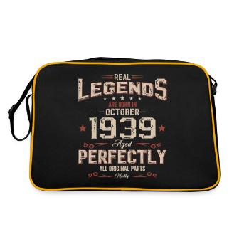 85e anniversaire Légende Octobre 1939 Né en 1939 - Sac Retro - noir/or - Dos