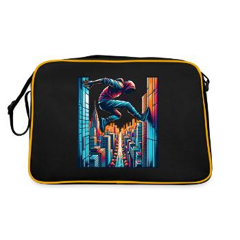 Parkour - Sac Retro - noir/or - Dos