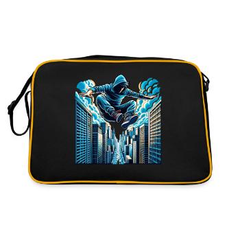 Parkour - Sac Retro - noir/or - Dos