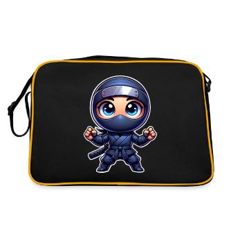 Ninja - Sac Retro - noir/or - Dos