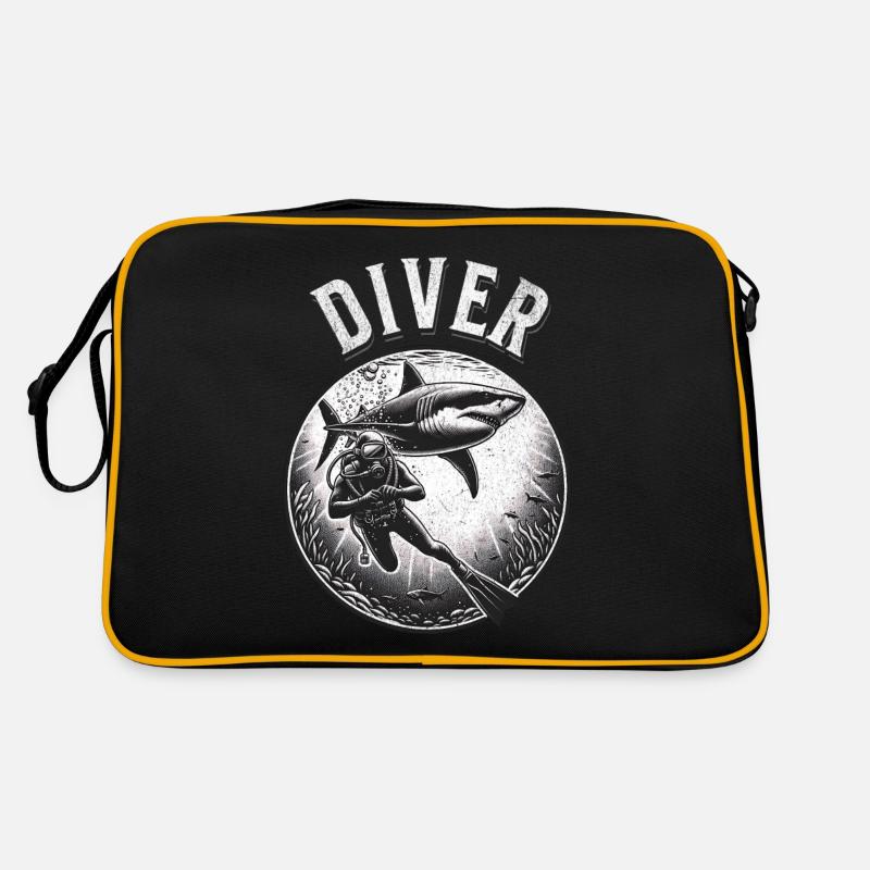 Tauchen Taucher Retro Tasche