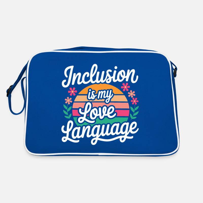 L’inclusion est mon amour professeur d’éducation aux langues Sac Retro