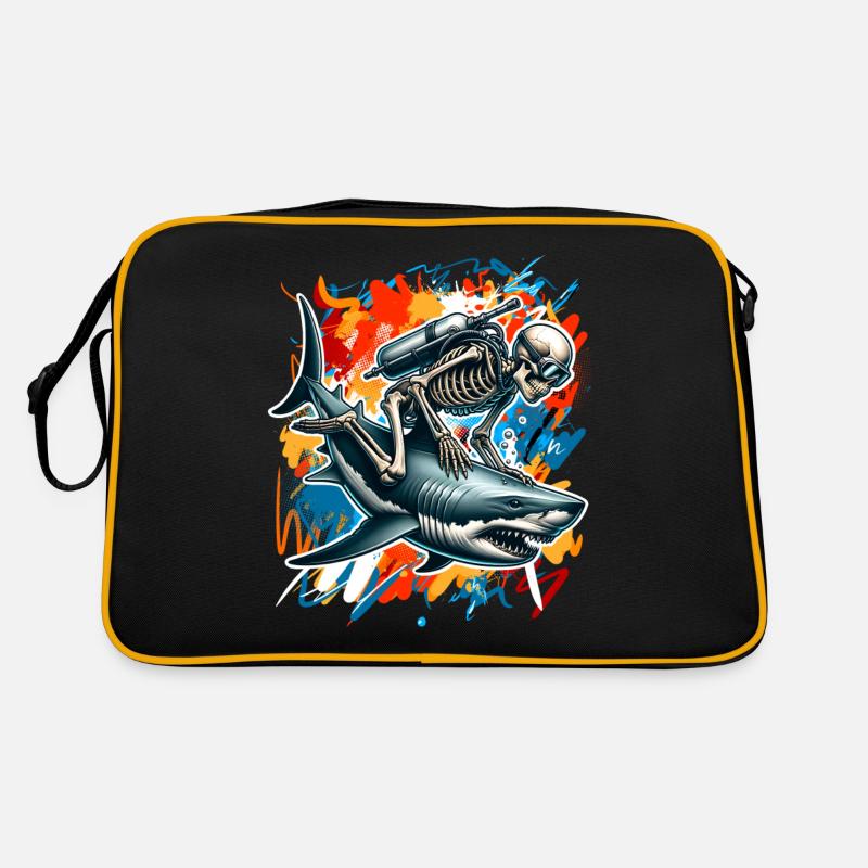 Tauchen Taucher Retro Tasche