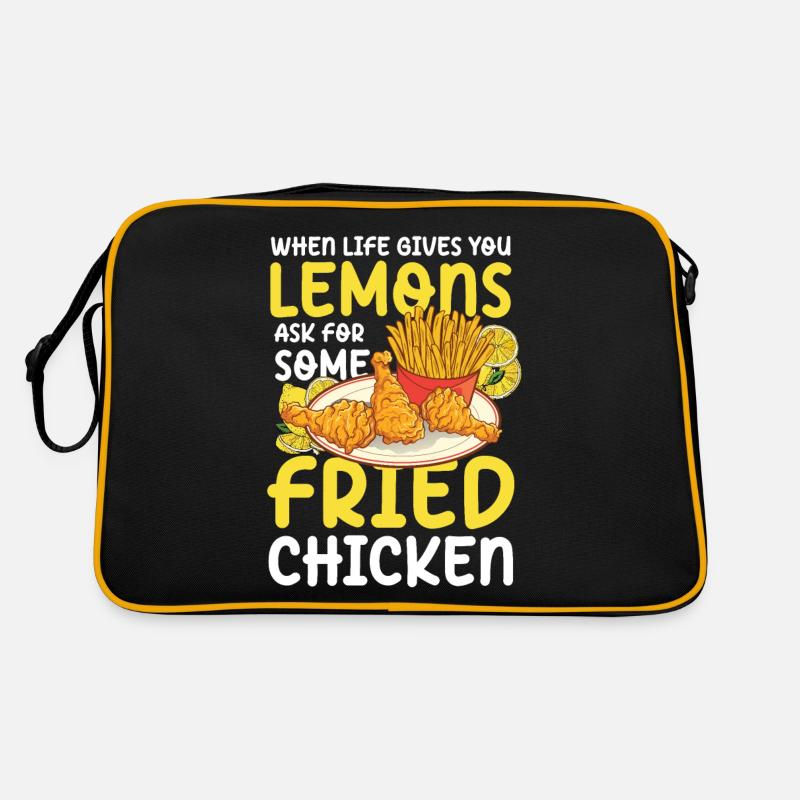 Lemons Ask For Some Fried Chicken Retro Tasche