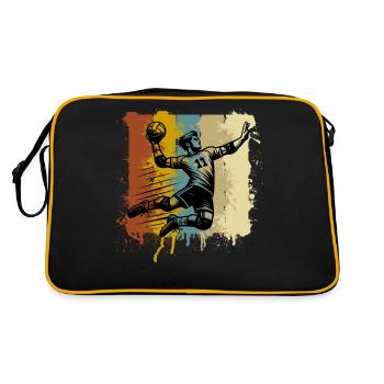 Handball Joueurs de handball - Sac Retro - noir/or - Dos