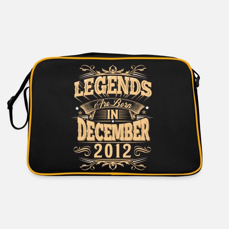 Légende de l’anniversaire de décembre 2012 - Sac Retro - noir/or