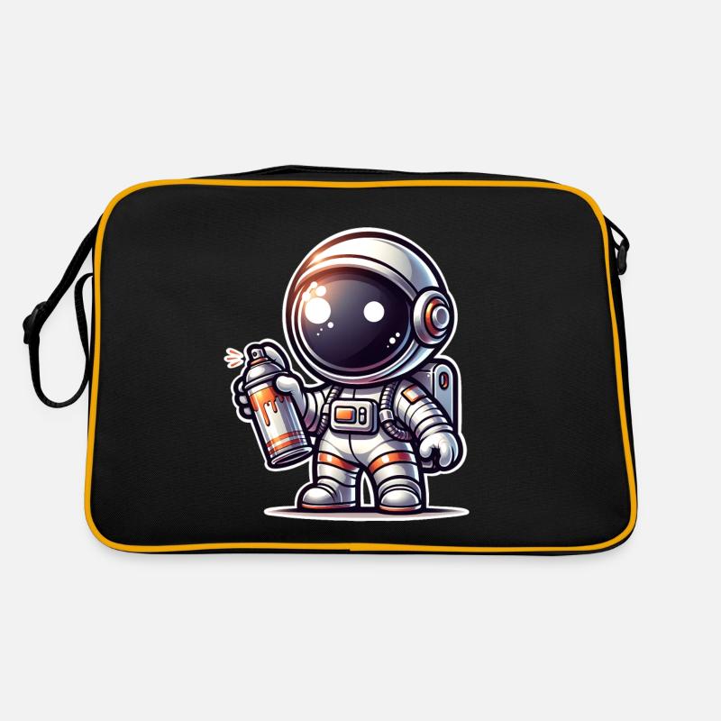 Pulvérisateur de graffitis astronaute Sac Retro