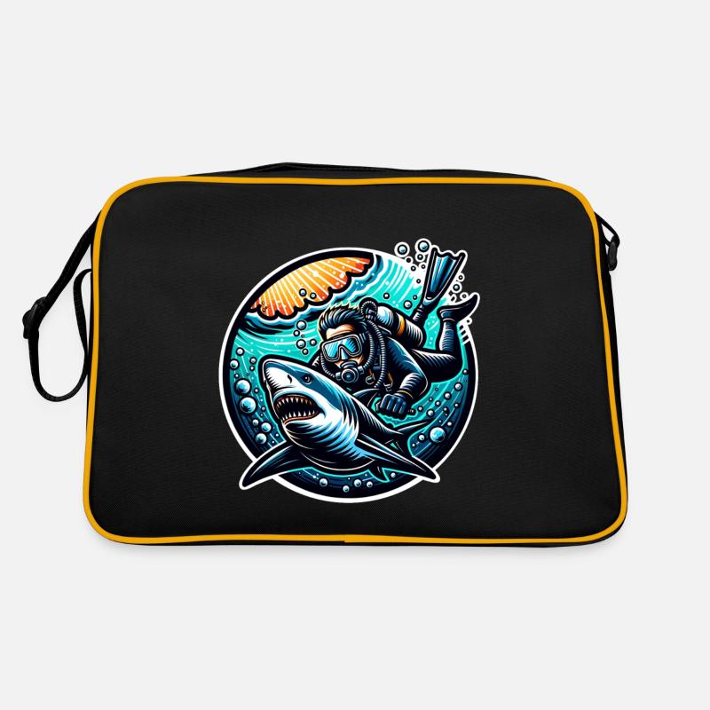 Tauchen Taucher Retro Tasche