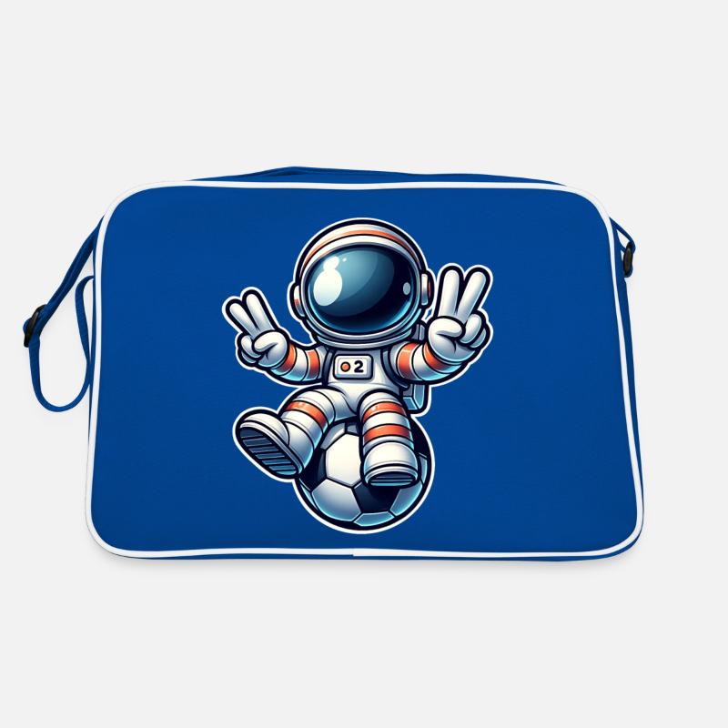 Soccer Astronaut Retro Bag