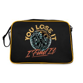 Probing Metal Detector - Retro Bag - black/gold - Back