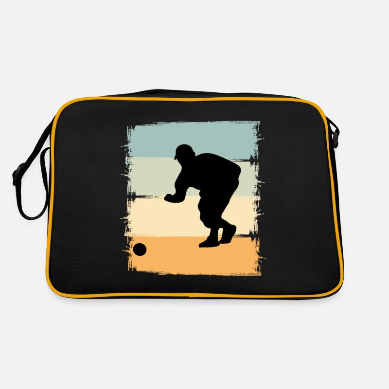 Boule Boccia Joueur de Boule Sac Retro