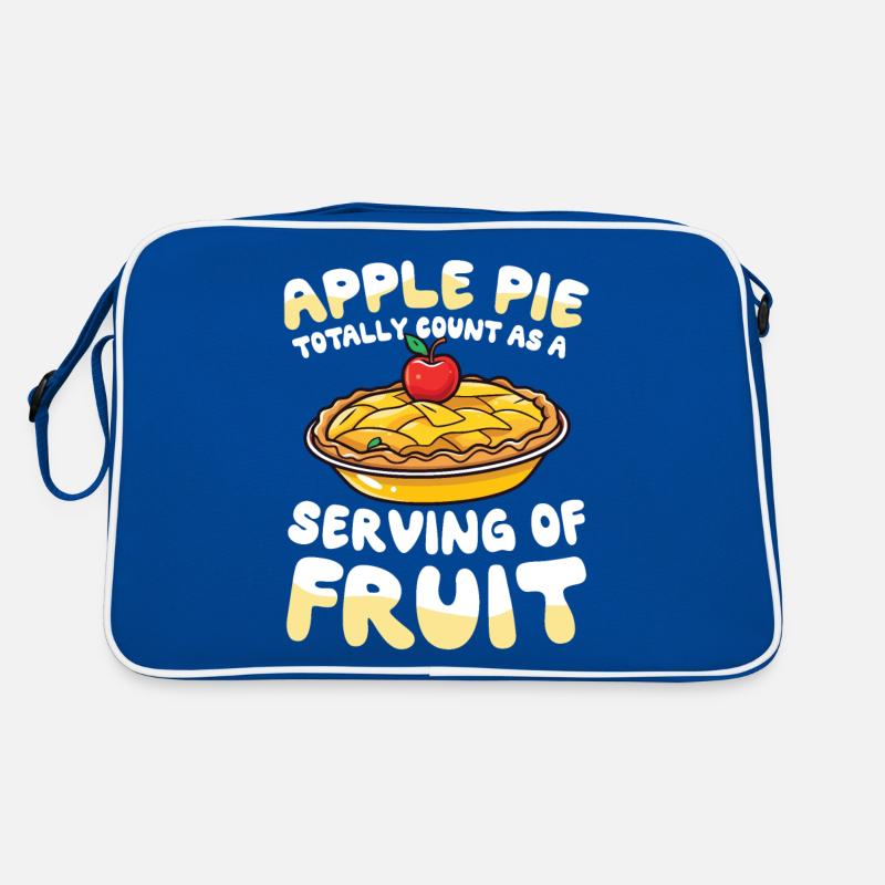 Apple Pie Totally Count As A Serving Of Fruit Retro Tasche