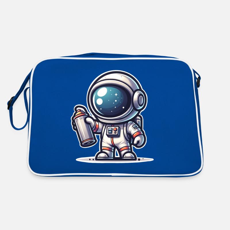 Graffiti Sprayer Astronaut Retro Bag