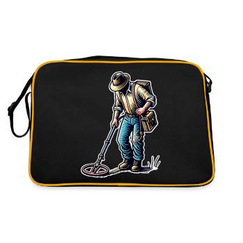 Probing Metal Detector - Retro Bag - black/gold - Back