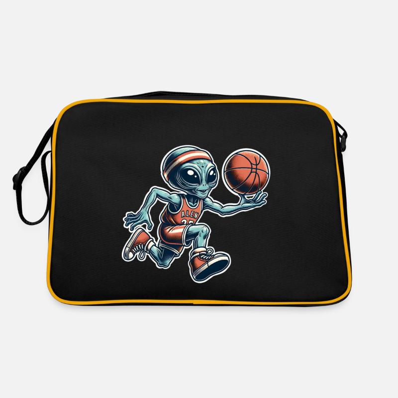 Alien Basketball Dunking Retro Bag