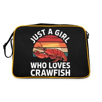 Homards, crabes, crevettes, fruits de mer - Sac Retro - noir/or - Dos