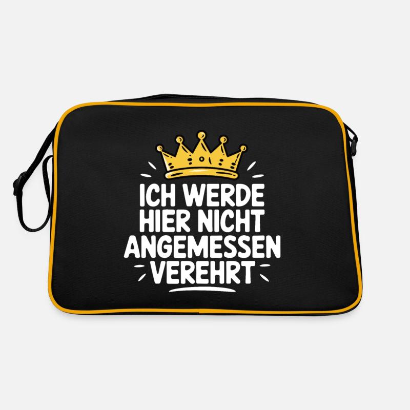 I'm not appropriately revered here Funny Retro Bag