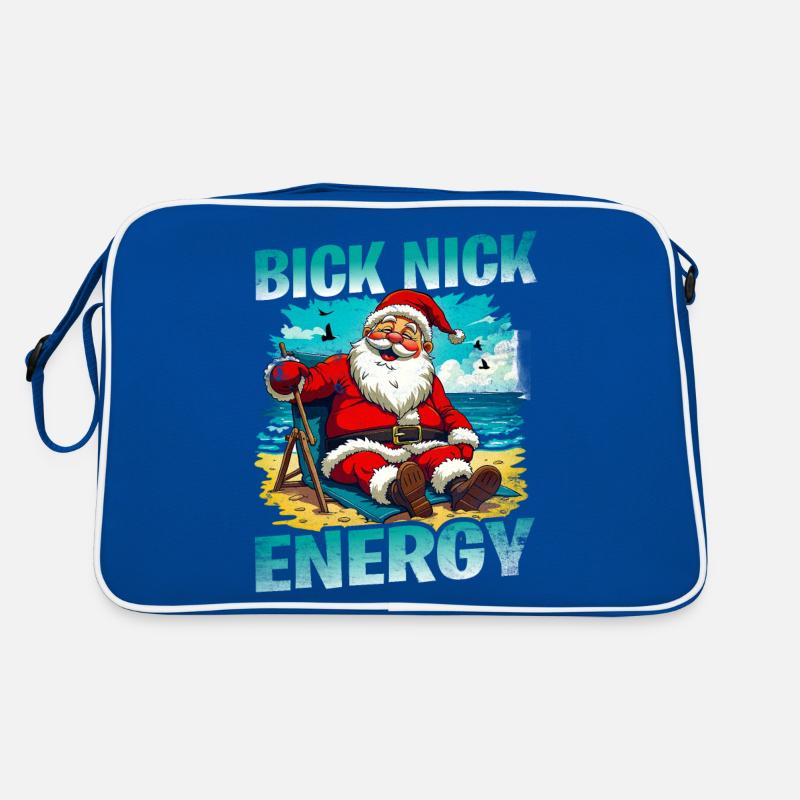 Big Nick Energy Drôle Père Noël Noël Sac Retro