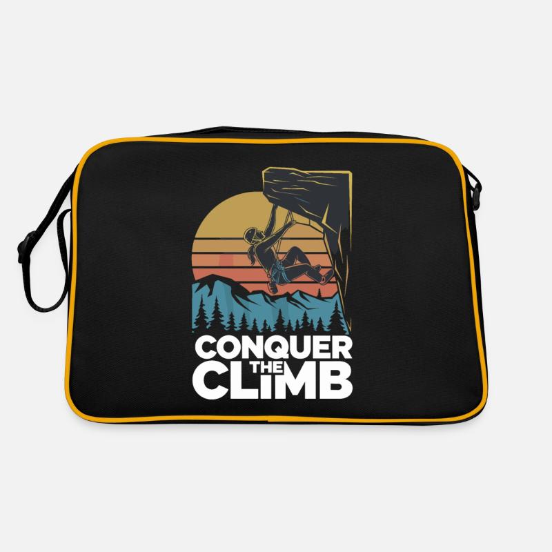 Conquer The Climb Retro Tasche