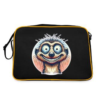 Meerkat - Retro Bag - black/gold - Back