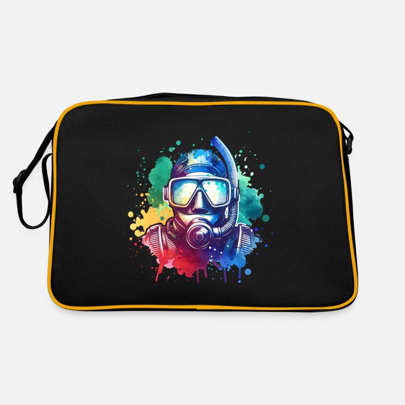 Diving Divers Retro Bag