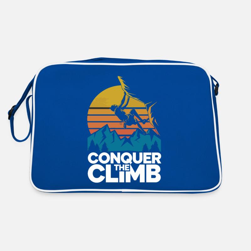 Conquer The Climb Retro Tasche