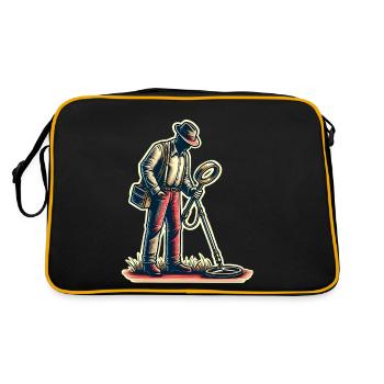 Probing Metal Detector - Retro Bag - black/gold - Back
