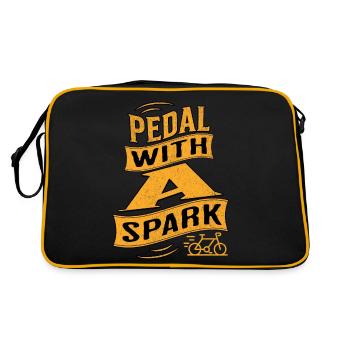 E-Bike E-Biker - Retro Bag - black/gold - Back
