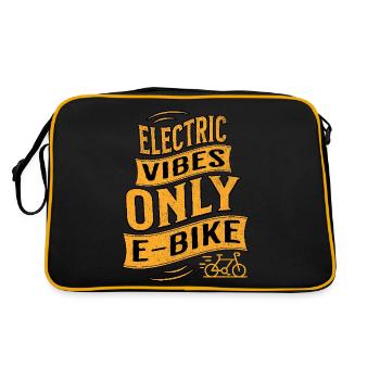 E-Bike E-Biker - Retro Bag - black/gold - Back