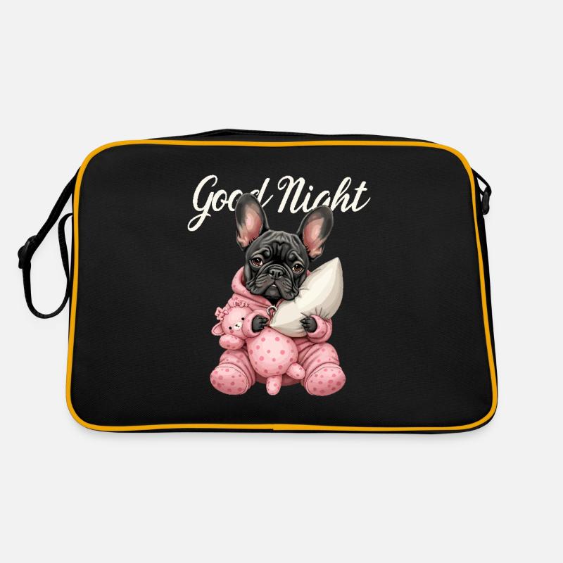 Bouledogue français en pyjama Sac Retro