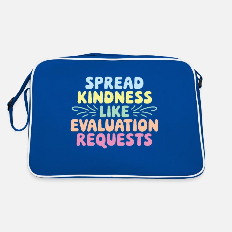 Spread Kindness Like Evaluation Requests Funny Retro Bag