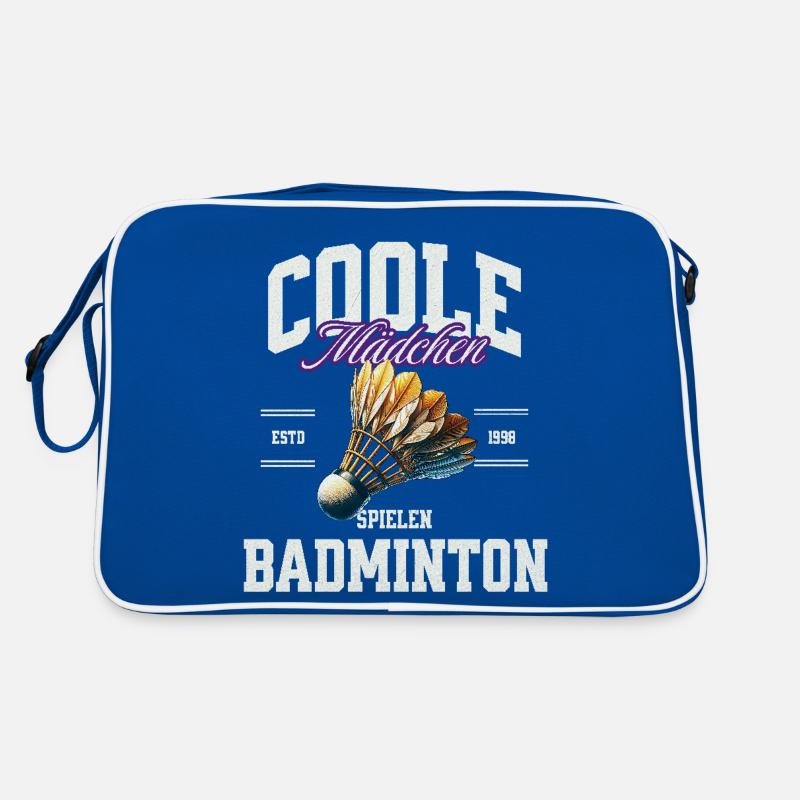 Badminton Mädchen Retro Tasche
