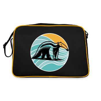 Fourmilier - Sac Retro - noir/or - Dos