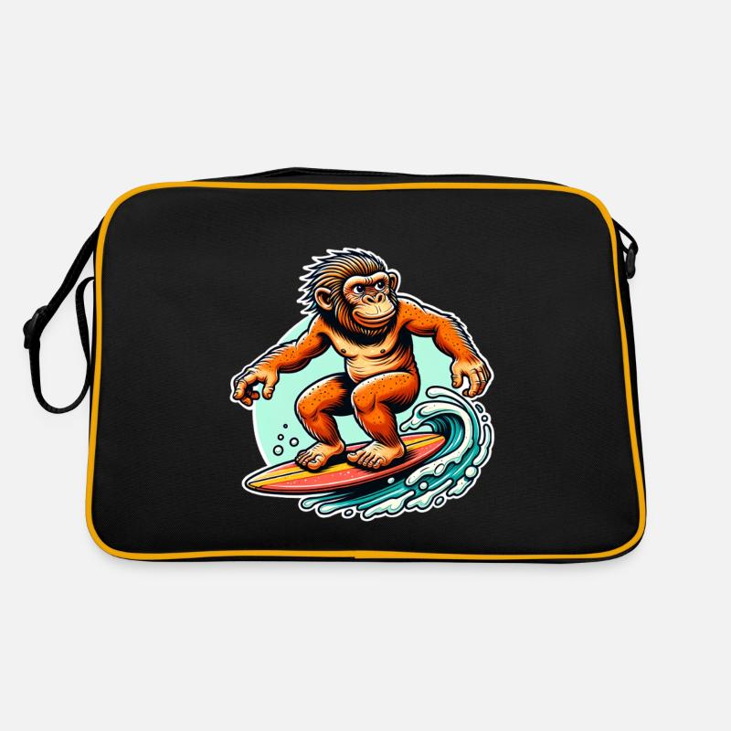 Neanderthal surfers surfers Retro Bag