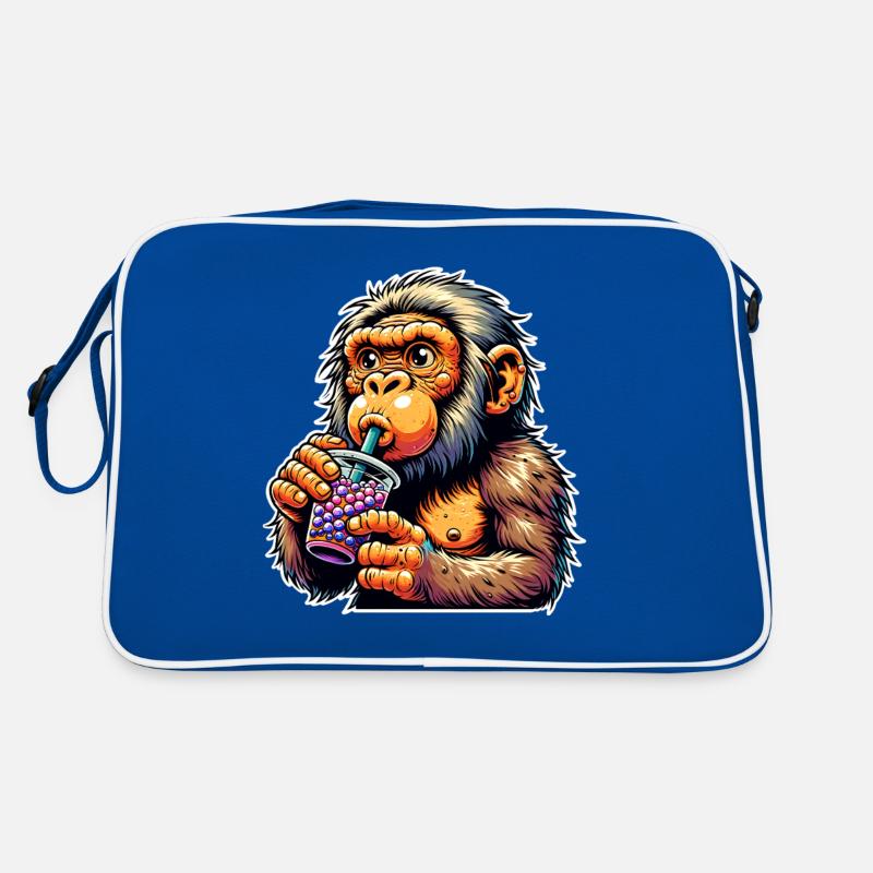 Neanderthal Bubble Tea Retro Bag
