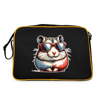 Hamster - Sac Retro - noir/or - Dos
