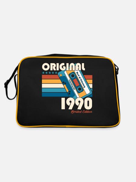Cassette 35ème anniversaire Février 1990 Vintage 90's - Sac Retro - noir/or - Dos