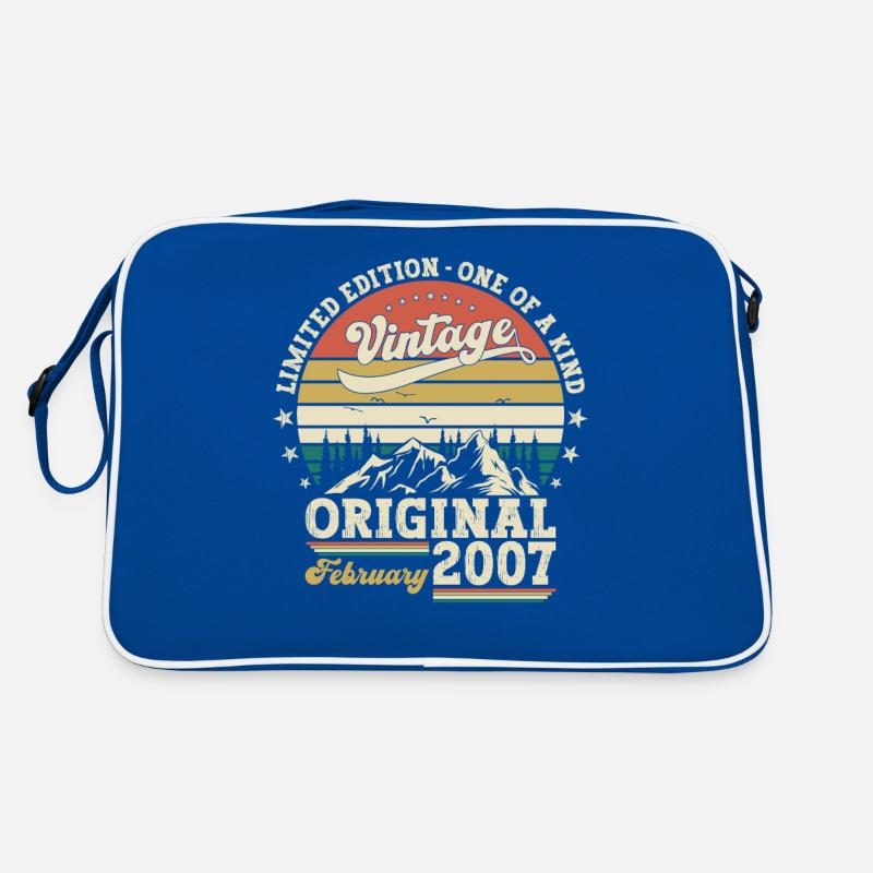 18. Geburtstag Geschenk Mann Original Februar 2007 Retro Tasche