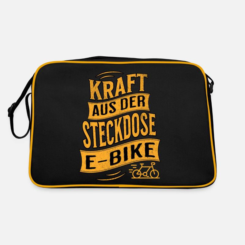 E-Bike E-Biker Retro Tasche