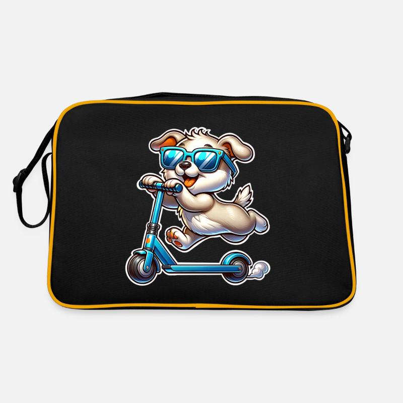 Tretroller E-Scooter E-Roller Retro Tasche
