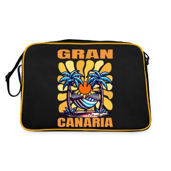 Gran Canaria - Retro Bag - black/gold - Back