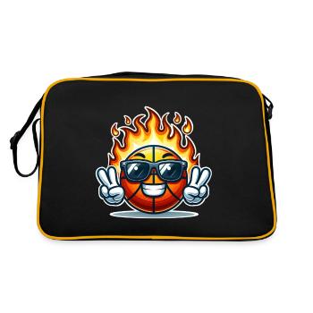 Basketball Basketball Players - Retro Bag - black/gold - Back