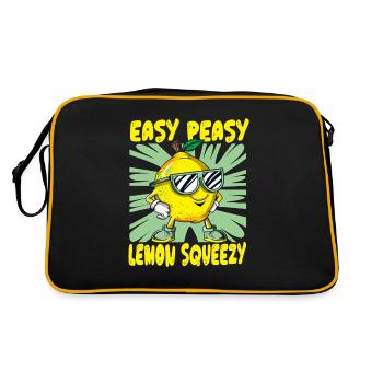 Easy Peasy Lemon Squeezy Lunettes de soleil Lemon - Sac Retro - noir/or - Dos