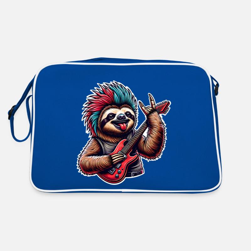 Faultier Rock and Roll Gitarrist Retro Tasche