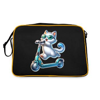 E-Scooter E-Scooter Cat Scooter - Retro Bag - black/gold - Back