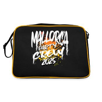 Majorque Party Crew 2025 (Garantie du prix le plus bas) - Sac Retro - noir/or - Dos