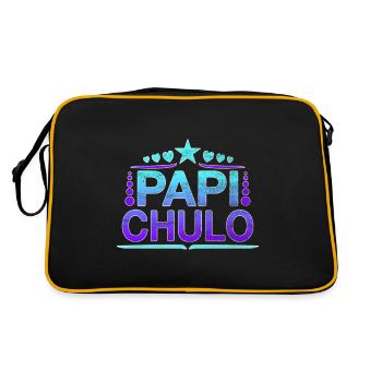 Papi Chulo - Latino Style Design - Sac Retro - noir/or - Dos