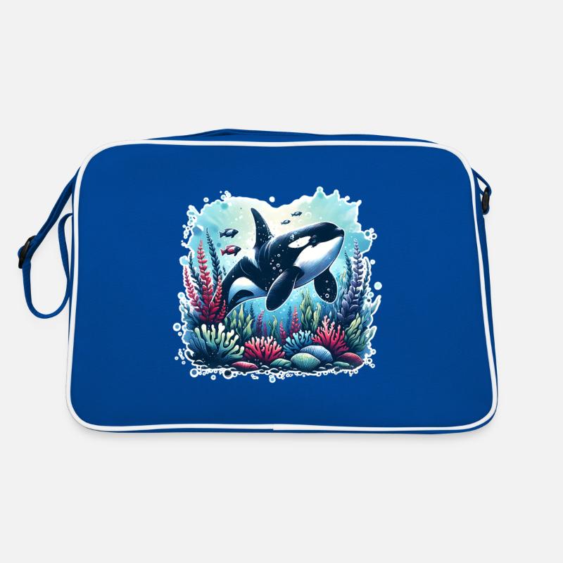 Orca Schwertwal Retro Tasche