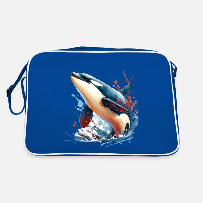 Orca Schwertwal Retro Tasche