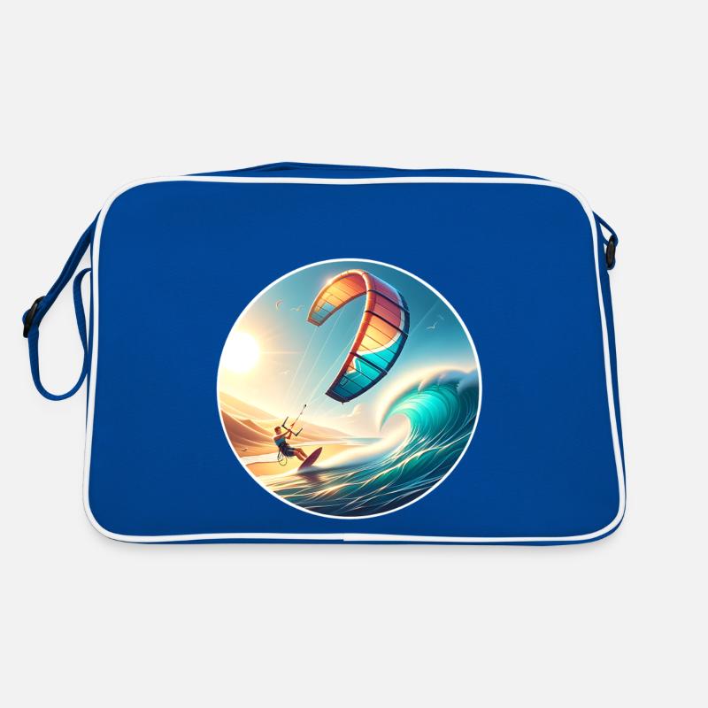 Kitesurf Kitesurfer Kiteboard Sac Retro